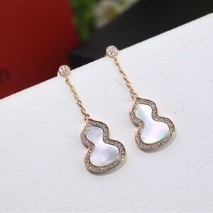 Chic Gold and Silver Drop Earrings